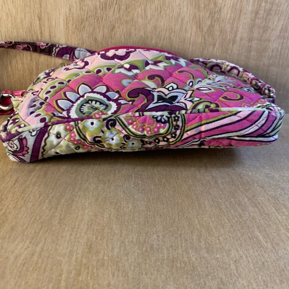 Vera Bradley "VeryBerry Paisley" Zippered Wristlet - Picture 5 of 5